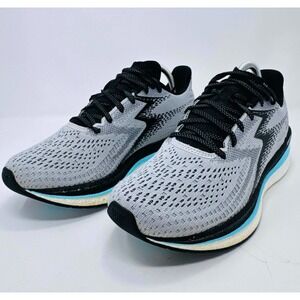 361 Degrees Centauri Womens 8.5 Running Shoes Gray Black Blue ENGAGE Road Run